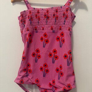 Hanna Andersson Flower Swimsuit Size 6-7T